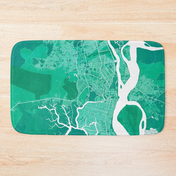 Item preview, Guayaquil City Map of Ecuador - Watercolor designed and sold by deMAP.