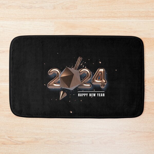 Item preview, 2024 Happy New Year Celebration Typography Design - Festive Holiday Art designed and sold by Gayan-Art.