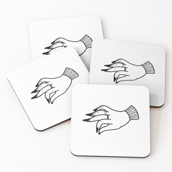 Item preview, Flash Tattoo boho hand with nails pinching designed and sold by jazzydevil.
