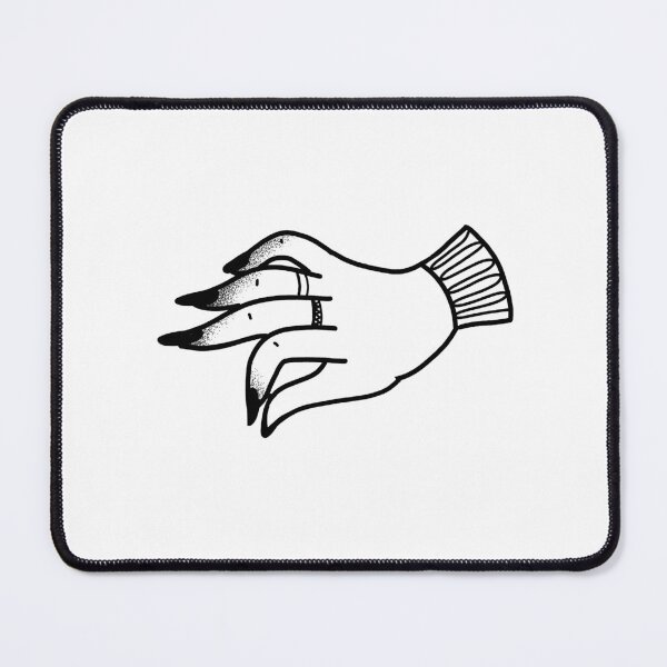 Item preview, Flash Tattoo boho hand with nails pinching designed and sold by jazzydevil.