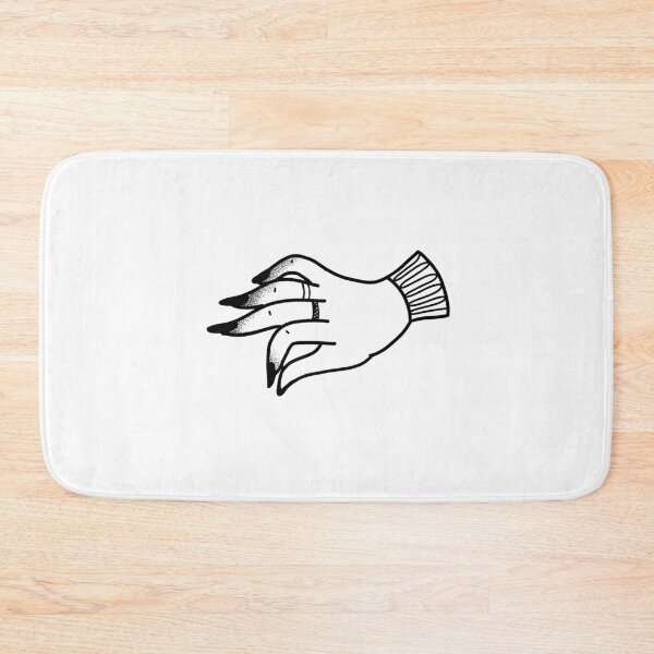 Item preview, Flash Tattoo boho hand with nails pinching designed and sold by jazzydevil.