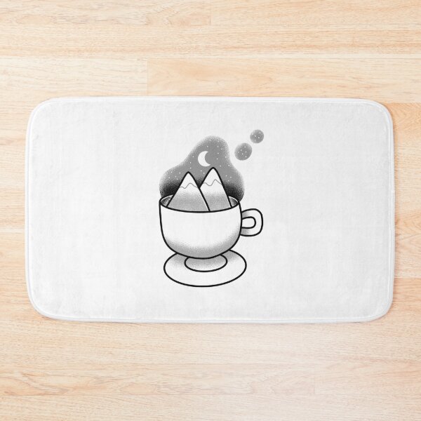 Item preview, Flash Tattoo boho mountains in a teacup designed and sold by jazzydevil.