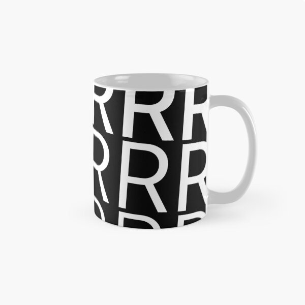 Item preview, "R" Oblique Style Typography Lettering Design Essential Monogram T-Shirt  designed and sold by poppiq.