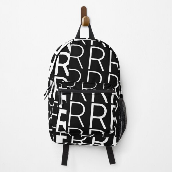 Item preview, "R" Oblique Style Typography Lettering Design Essential Monogram T-Shirt  designed and sold by poppiq.