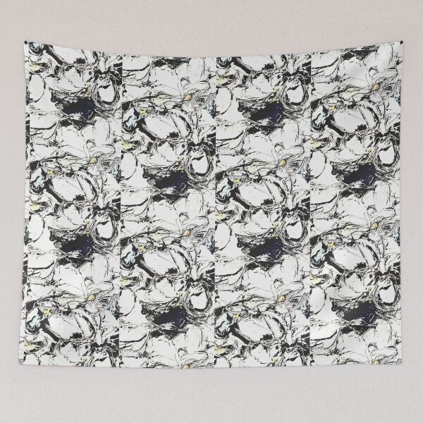 Item preview, Part of  oil painting "Blue flowers" by Marina Daniluka, edited pattern designed and sold by MariDaniArt.