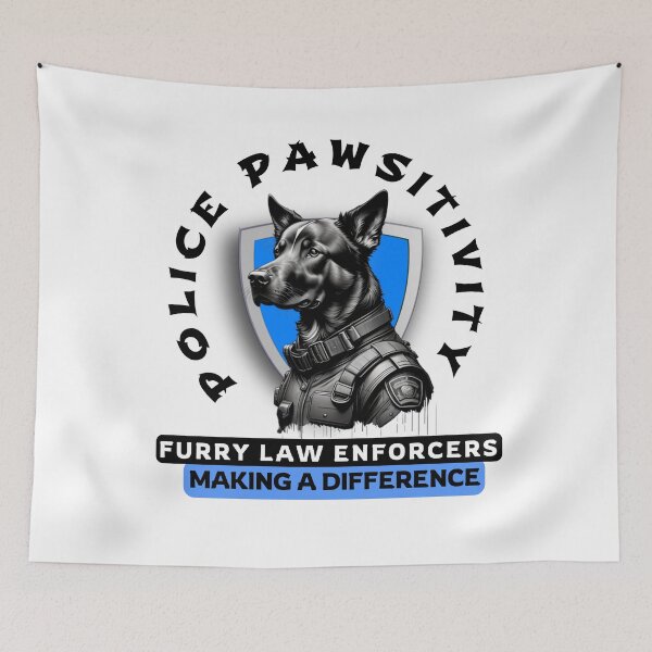 Item preview, Police Pawsitivity: Furry Law Enforcers Making a Difference designed and sold by Hungry-Murphy.