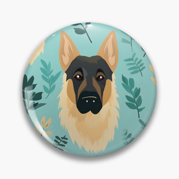 Item preview, Dogs 2 German Shepherd 16 designed and sold by DigitalPatternx.