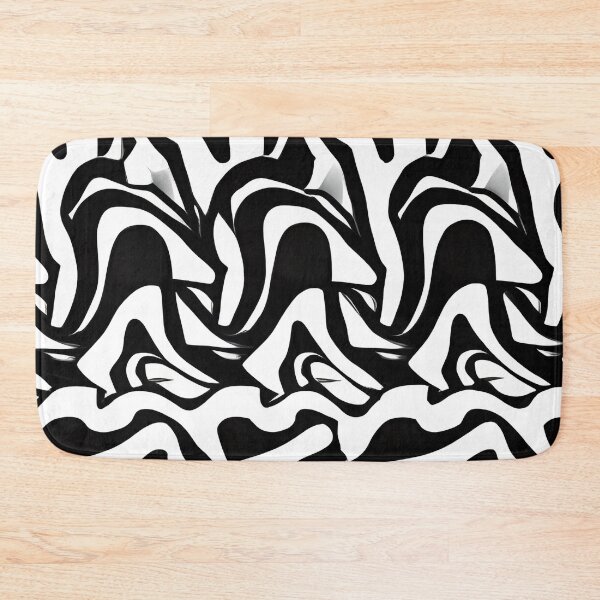 Item preview, BLACK WHITE ZEBRA PRINT designed and sold by Sanny88.