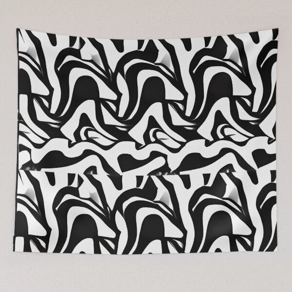 Item preview, BLACK WHITE ZEBRA PRINT designed and sold by Sanny88.