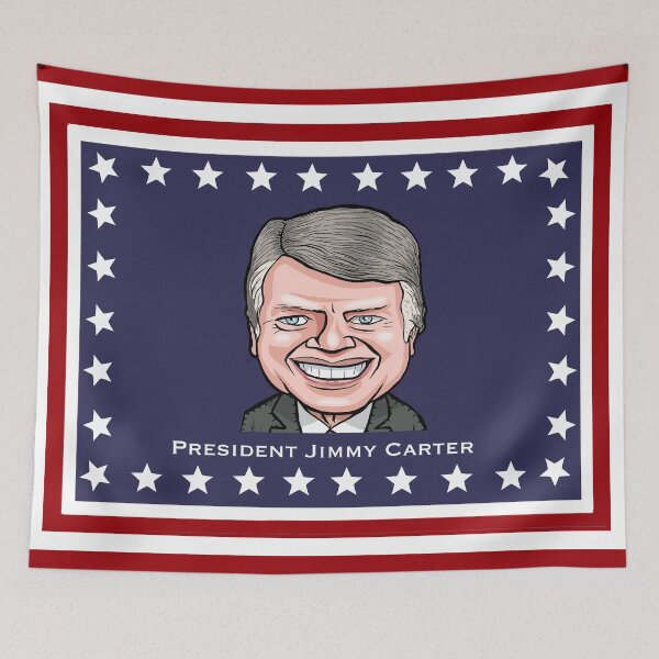 Item preview, President Jimmy Carter designed and sold by MacKaycartoons.
