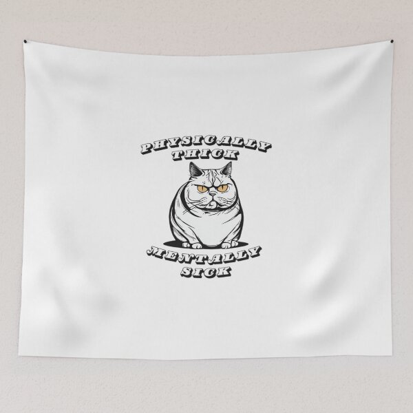 Item preview, Physically thick mentally sick designed and sold by LittleBucolic.