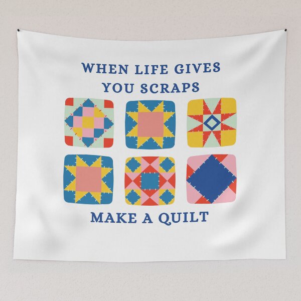 Item preview, When Life Gives You Scraps, Make a Quilt - Funny Quilter designed and sold by Wiss2Arts.