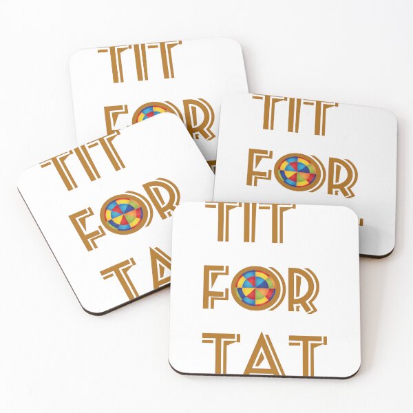 Item preview, Tit for Tat text art  designed and sold by RKart2023.