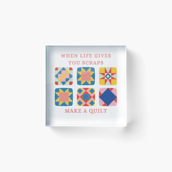Item preview, When Life Gives You Scraps, Make a Quilt - Funny Quilter designed and sold by Wiss2Arts.