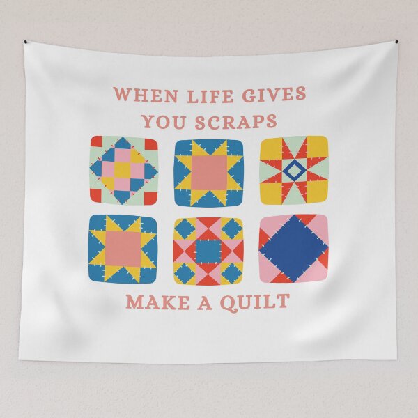 Item preview, When Life Gives You Scraps, Make a Quilt - Funny Quilter designed and sold by Wiss2Arts.