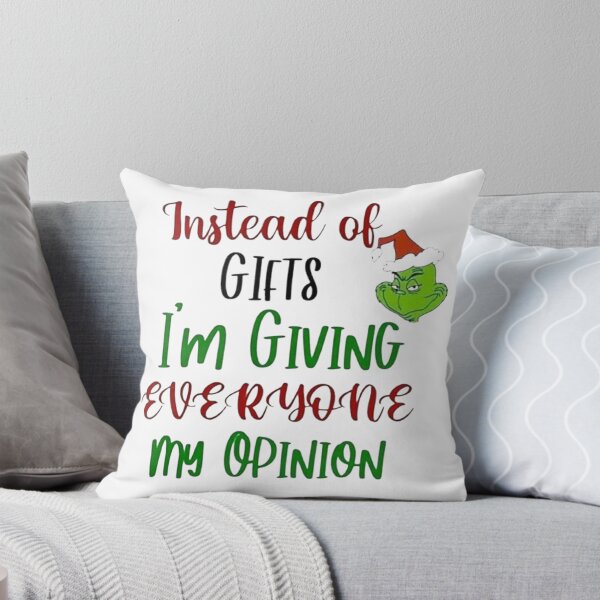 Item preview, Instead Of Gifts I'm Giving Everyone My Opinion - Funny Christmas Quotes designed and sold by Vicky021.
