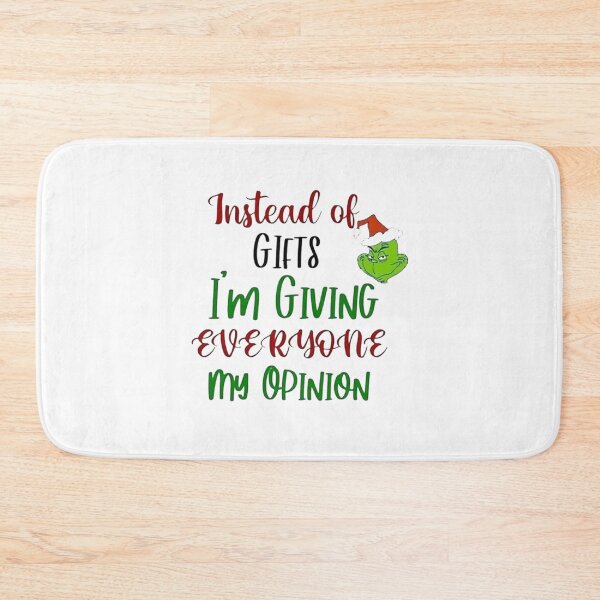 Item preview, Instead Of Gifts I'm Giving Everyone My Opinion - Funny Christmas Quotes designed and sold by Vicky021.