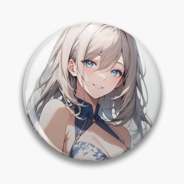 Item preview, Cute Blonde Anime Waifu with Blue Eyes in Bikini designed and sold by JohnTitor2023.