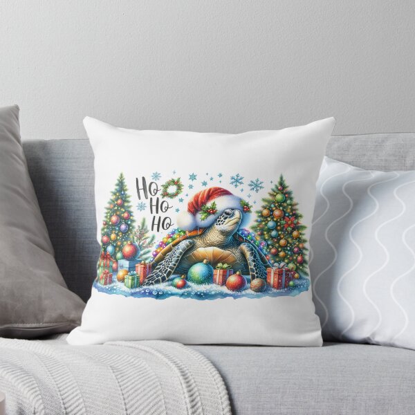 Item preview, Sea Turtle Christmas Santa Hat Watercolor Gift ,sea turtle water color, christmas Gift for Turtle Lovers, Sticker  turtle designed and sold by Netroder.