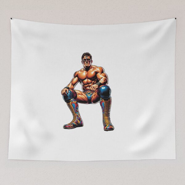 Item preview, Professional Wrestler Fighter Performer Athlete Heel Squatting designed and sold by kylmllr101684.