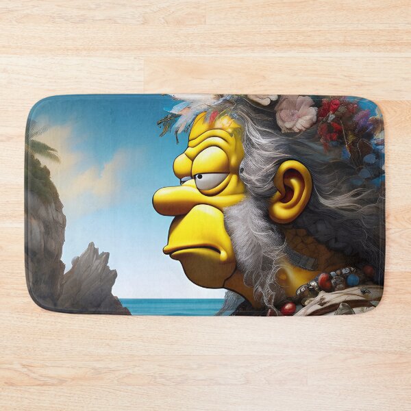 Item preview, Flower Homer At The Beach designed and sold by TheArtOfPat.