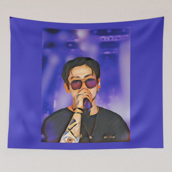Item preview, BTS Jungkook art deco with tattoos designed and sold by FoolishHearts.