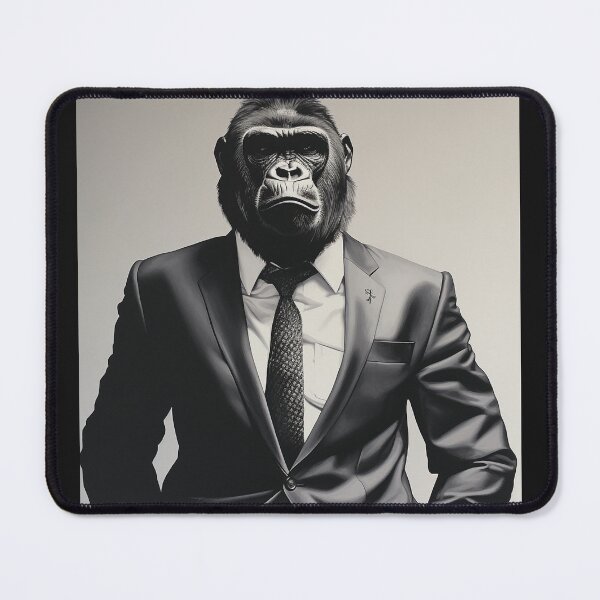 Item preview, Gorilla in Business Suit Art designed and sold by redstar19.