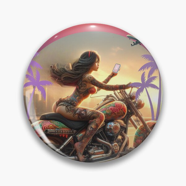 Item preview, Lucia cover scene on motorcycle  designed and sold by SeeingBeyond.