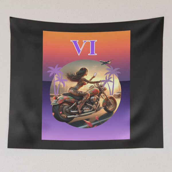 Item preview, Lucia cover scene on motorcycle  designed and sold by SeeingBeyond.