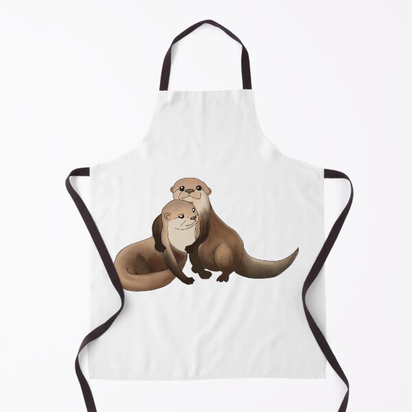 Item preview, Cuddling otters designed and sold by LisaTrincaArt.