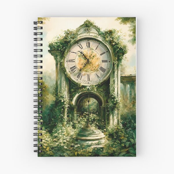 Item preview, An Antique Clock In An Abandoned Garden designed and sold by LanaGustavsson.