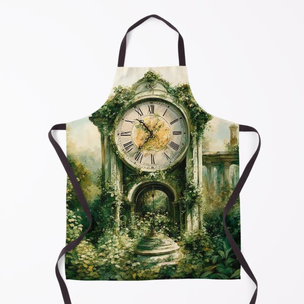 Item preview, An Antique Clock In An Abandoned Garden designed and sold by LanaGustavsson.