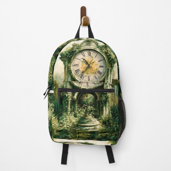 Item preview, An Antique Clock In An Abandoned Garden designed and sold by LanaGustavsson.