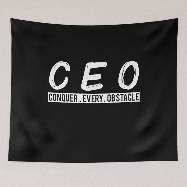 Item preview, CEO Conquer Every Obstacle Entrepreneur Business  designed and sold by Comfy Creations.