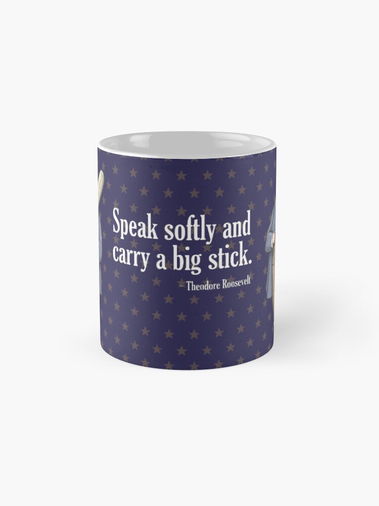 Thumbnail 4 of 6, Coffee Mug, Theodore Roosevelt designed and sold by MacKaycartoons.
