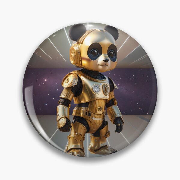 Item preview, Panda Robot in Galaxy  designed and sold by BotunPeony.