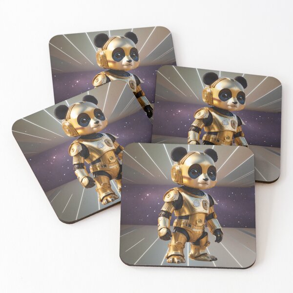 Item preview, Panda Robot in Galaxy  designed and sold by BotunPeony.