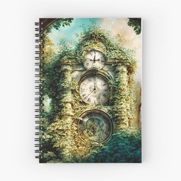 Item preview, An Antique Clock In An Abandoned Garden designed and sold by LanaGustavsson.