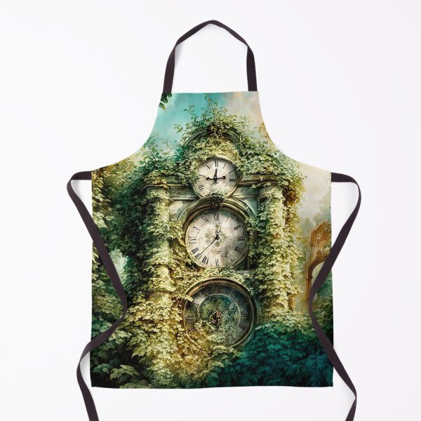 Item preview, An Antique Clock In An Abandoned Garden designed and sold by LanaGustavsson.