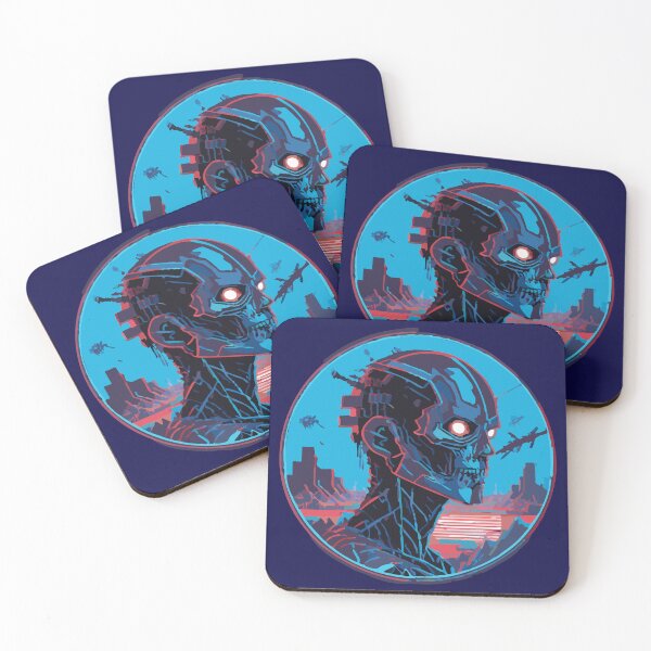 Item preview, Cyborg Zombie Apocalyptic City Blues designed and sold by Que Padre!.