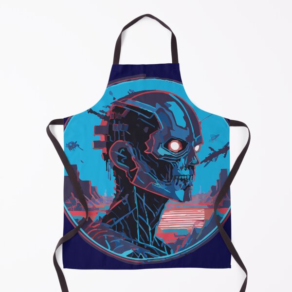 Item preview, Cyborg Zombie Apocalyptic City Blues designed and sold by Que Padre!.