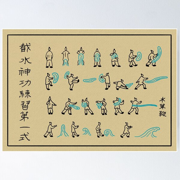 Item preview, Water Scroll - Avatar Aang designed and sold by HoracolusArt.