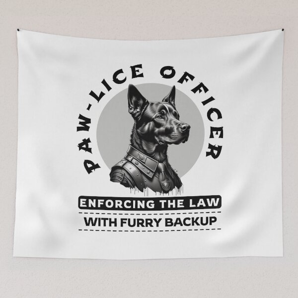 Item preview, Paw-lice Officer: Enforcing the Law with Furry Backup designed and sold by Hungry-Murphy.