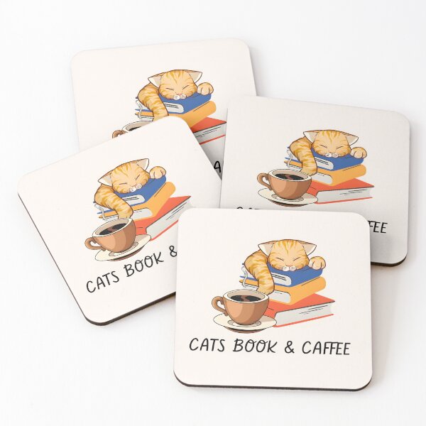 Item preview, Cats Book & Caffee designed and sold by Barbbie.