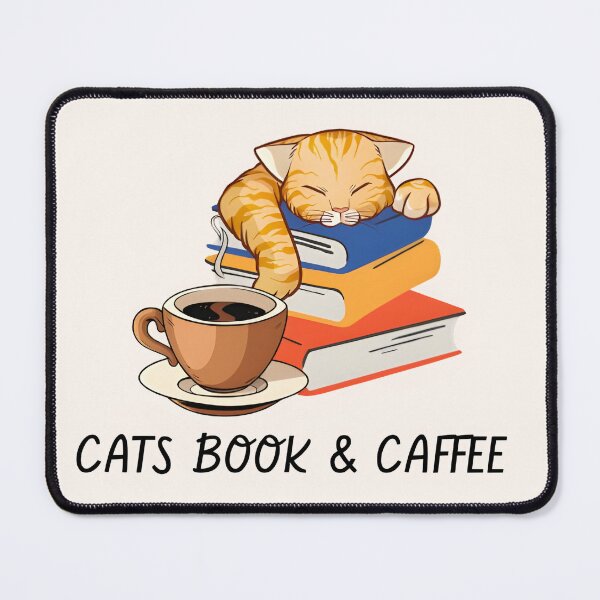Item preview, Cats Book & Caffee designed and sold by Barbbie.