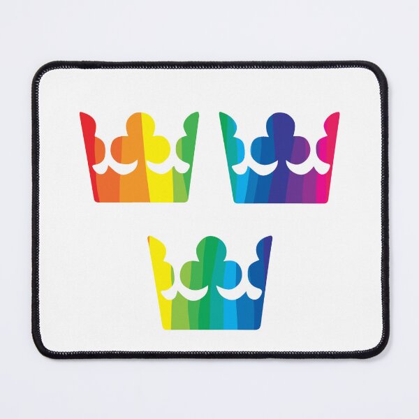 Item preview, Gustavus Adolphus Rainbow Three Crowns designed and sold by Sarah Chatfield.