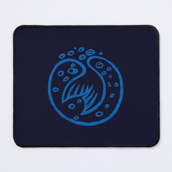 Item preview, Mermaid Fin Deep Blue Soul designed and sold by Wiggly Lines.