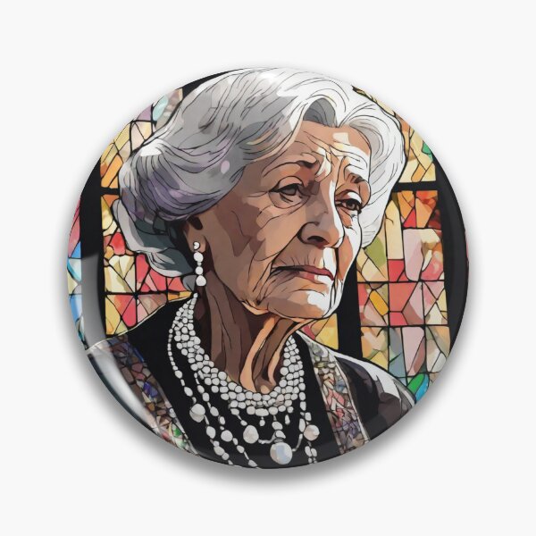 Artikelvorschau, Farbskizze einer alten Dame in einer Kirche entworfen und verkauft von ailia-hikaru.