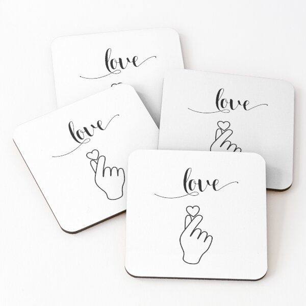 Item preview, Love Korean Finger Heart designed and sold by Eoponest.