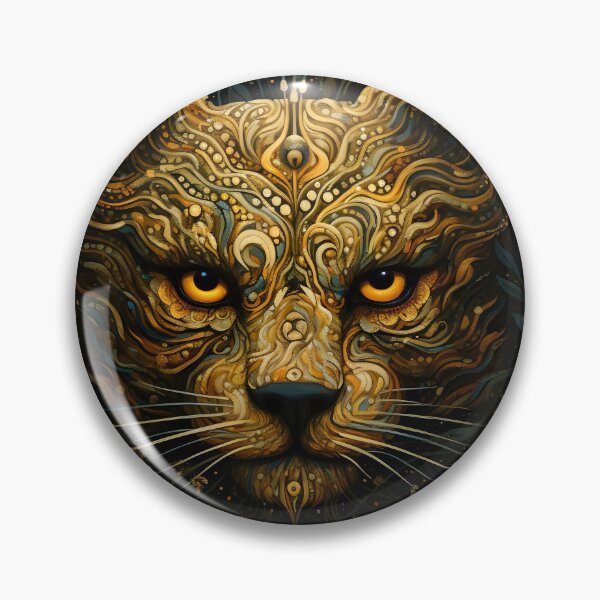 Item preview, abstract art print of a detailed tiger print designed and sold by dcrc.
